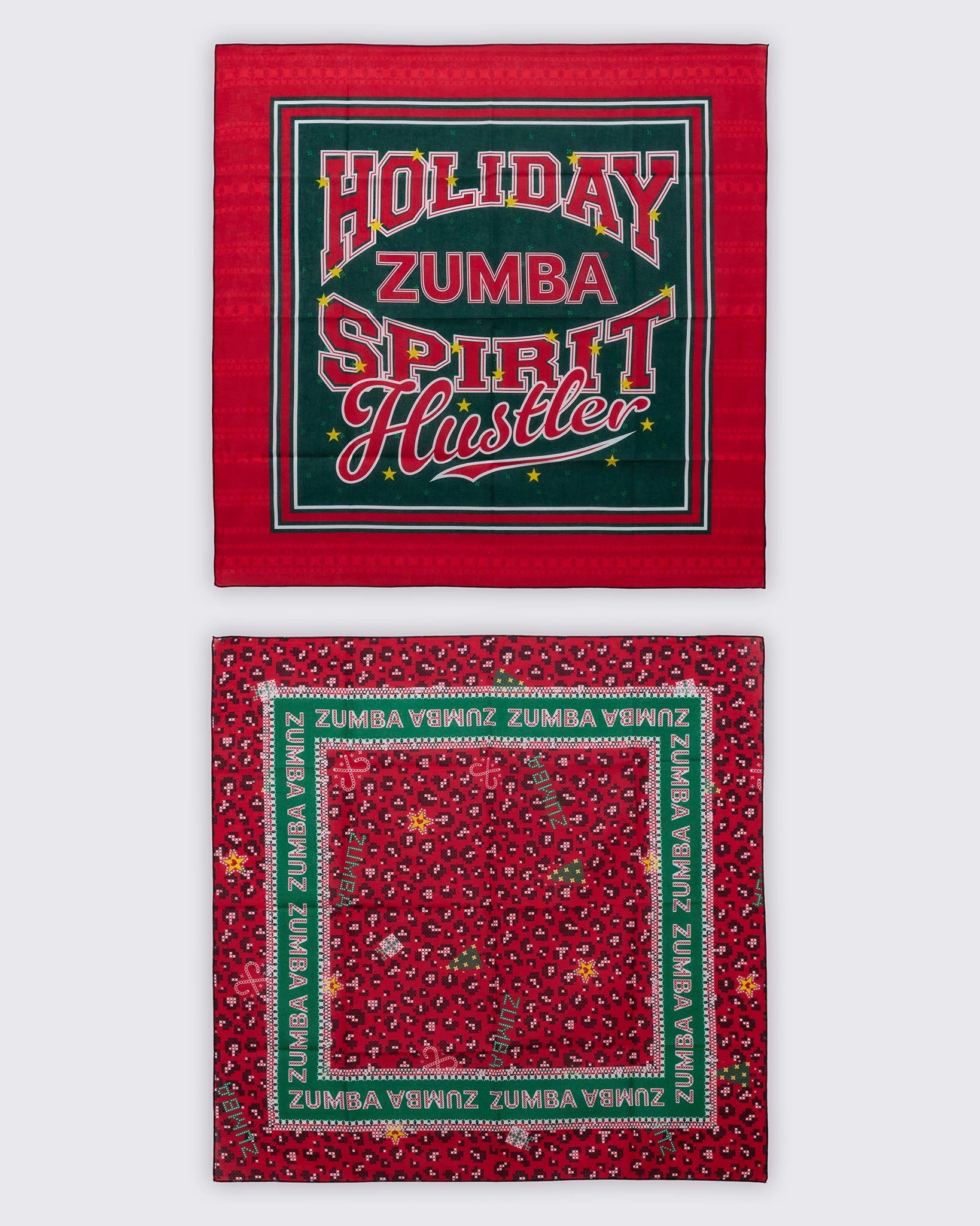 ZUMBAウエア＆バンダナ ZUMBA ズンバ 正規品 バンダナ 2枚組 グラフィック ロゴ ウェア