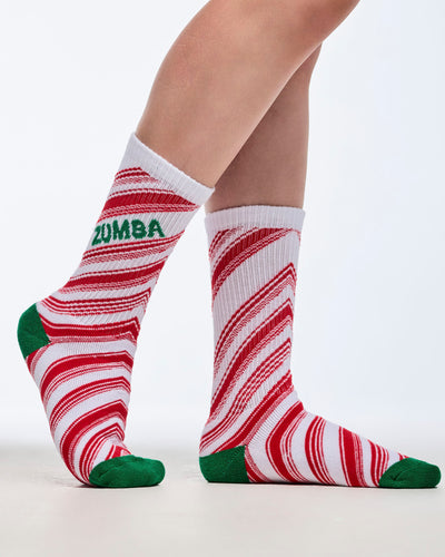 Zumba Holiday Plush High Socks
