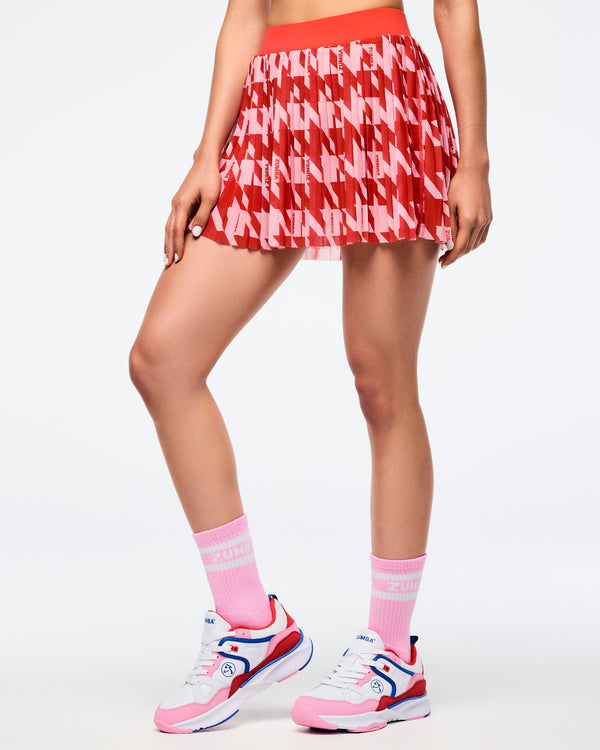 Zumba Amour Plush Half Crew Socks