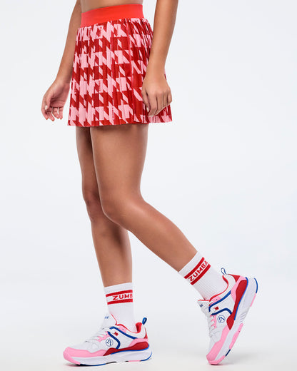 Zumba Amour Plush Half Crew Socks