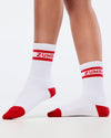 Zumba Amour Plush Half Crew Socks