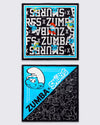 Zumba X The Smurfs Bandanas 2PK