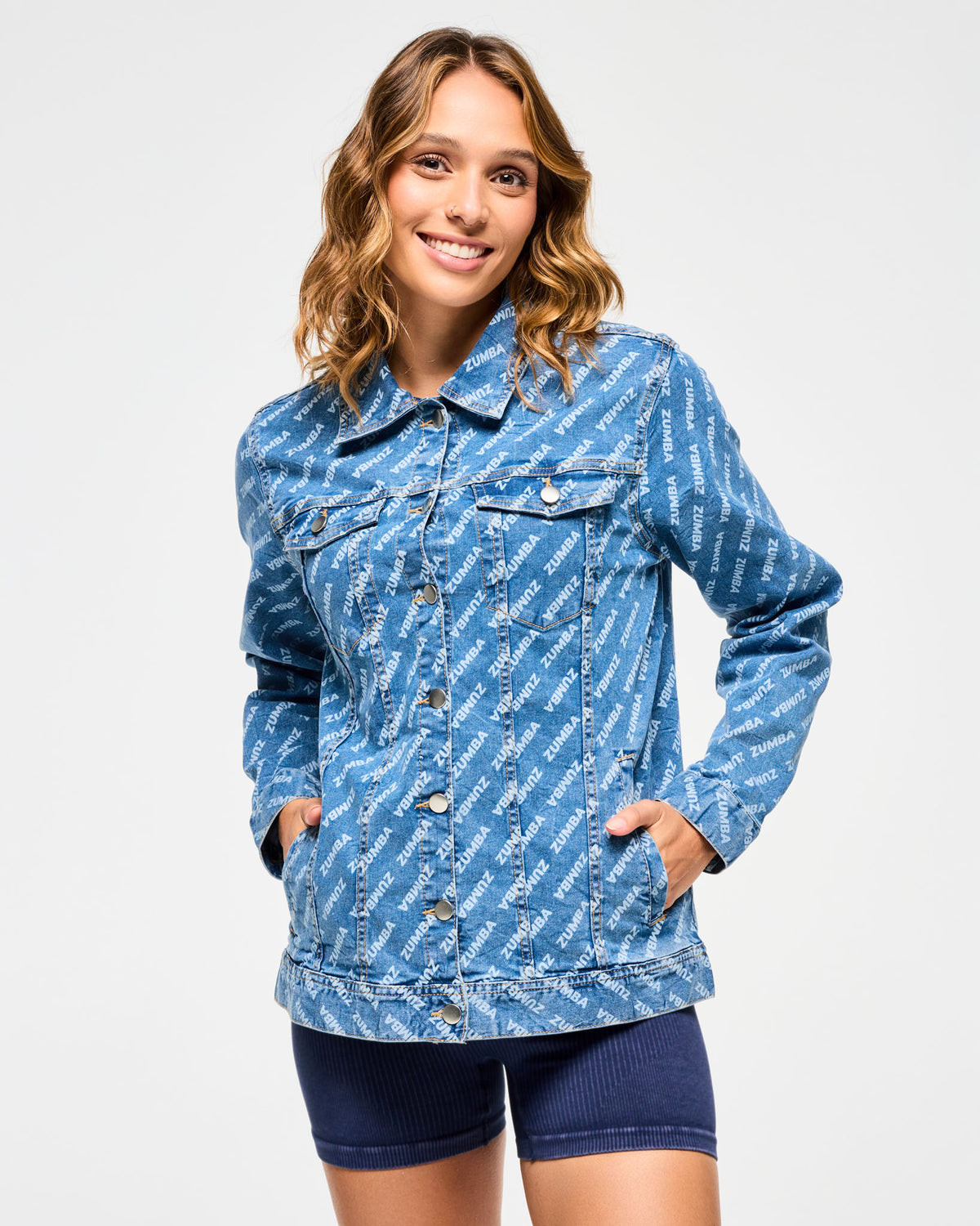 Shacket Combination Blue Jean Long Denim Jacket – Zumba Wear | STRONG iD