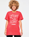 Zumba Crew Neck Tee - Cherry