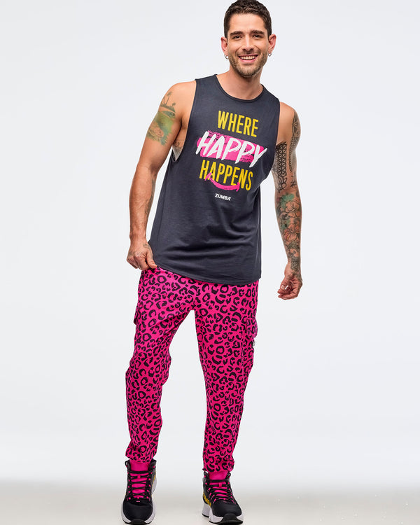 Sizzlin' Muscle Tank With Round Hem