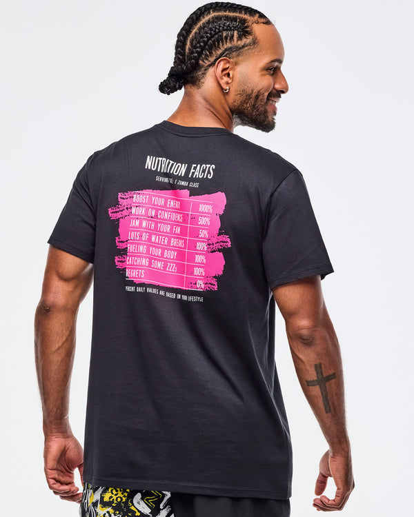 Sizzlin' Crew Neck Tee - Bold Black