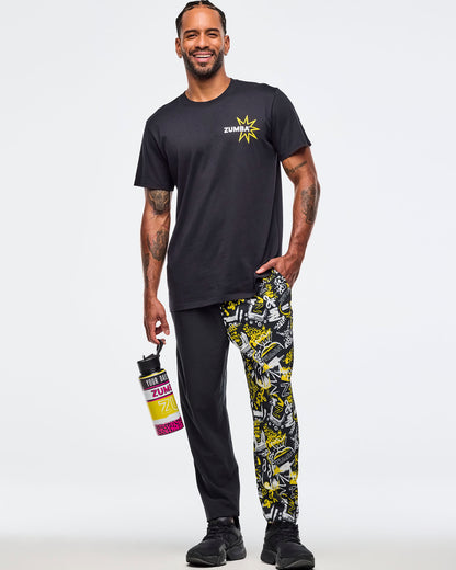 Sizzlin' Crew Neck Tee - Bold Black