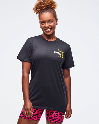 Sizzlin' Crew Neck Tee - Bold Black