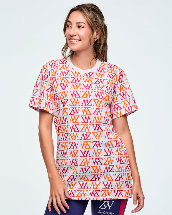 Class of 2001 Unisex Crew Neck Tee - White/Pink