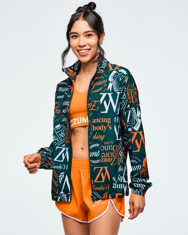 Class of 2001 Unisex Mock Neck Woven Jacket