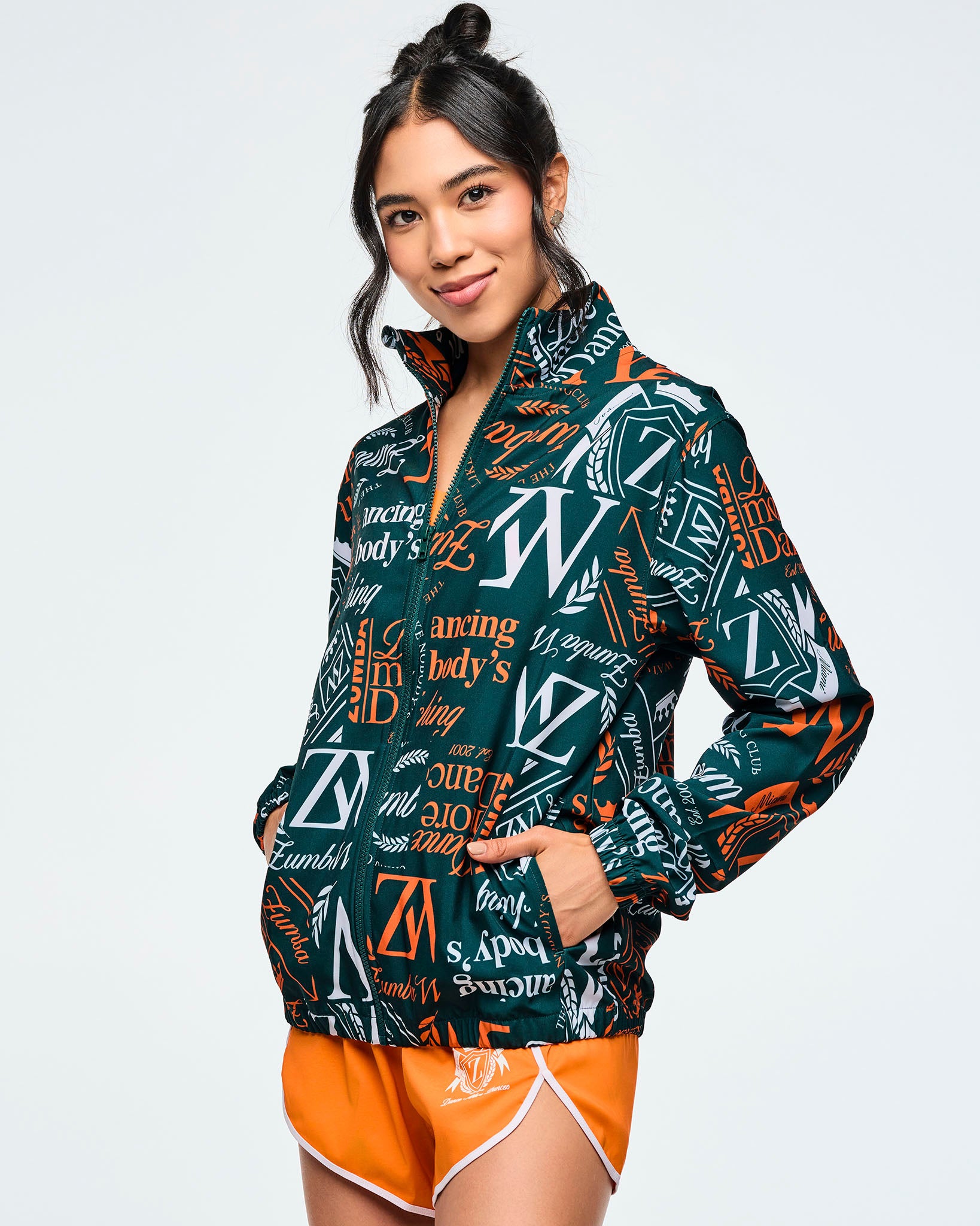 Class of 2001 Unisex Mock Neck Woven Jacket – Zumba Wear