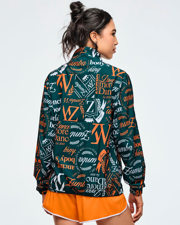 Class of 2001 Unisex Mock Neck Woven Jacket