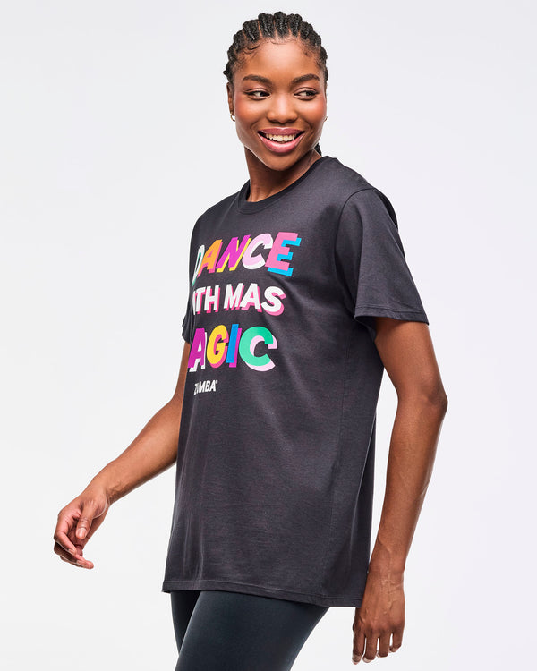 Zumba Crew Neck Instructor Tee - Bold Black