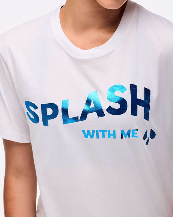 Aqua Zumba Instructor Tee - White