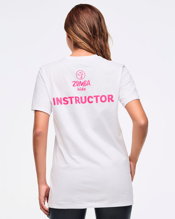 Zumba Kids Instructor Tee - White