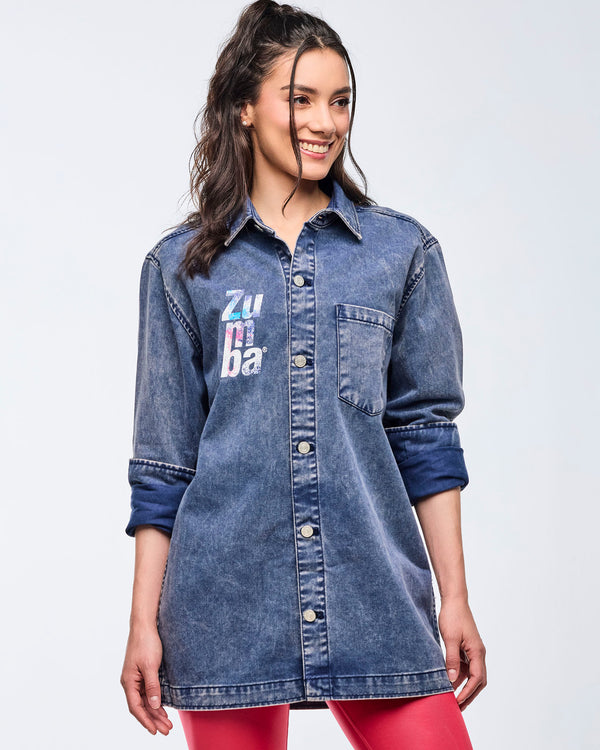 Apres Zumba Button-Up Shacket