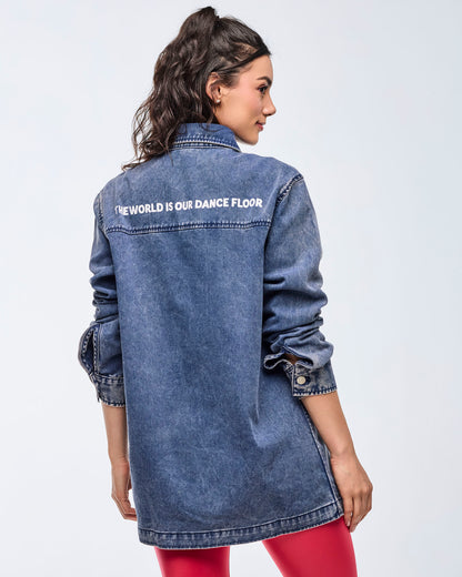 Apres Zumba Button-Up Shacket