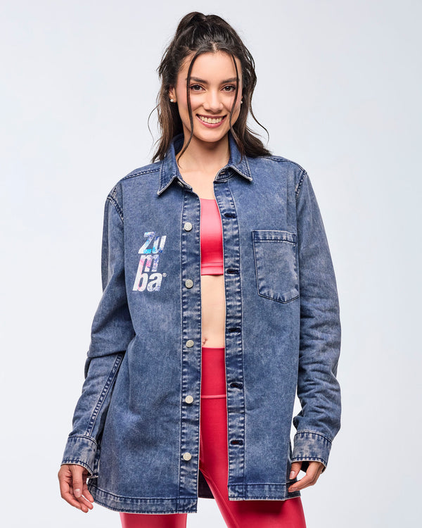 Apres Zumba Button-Up Shacket