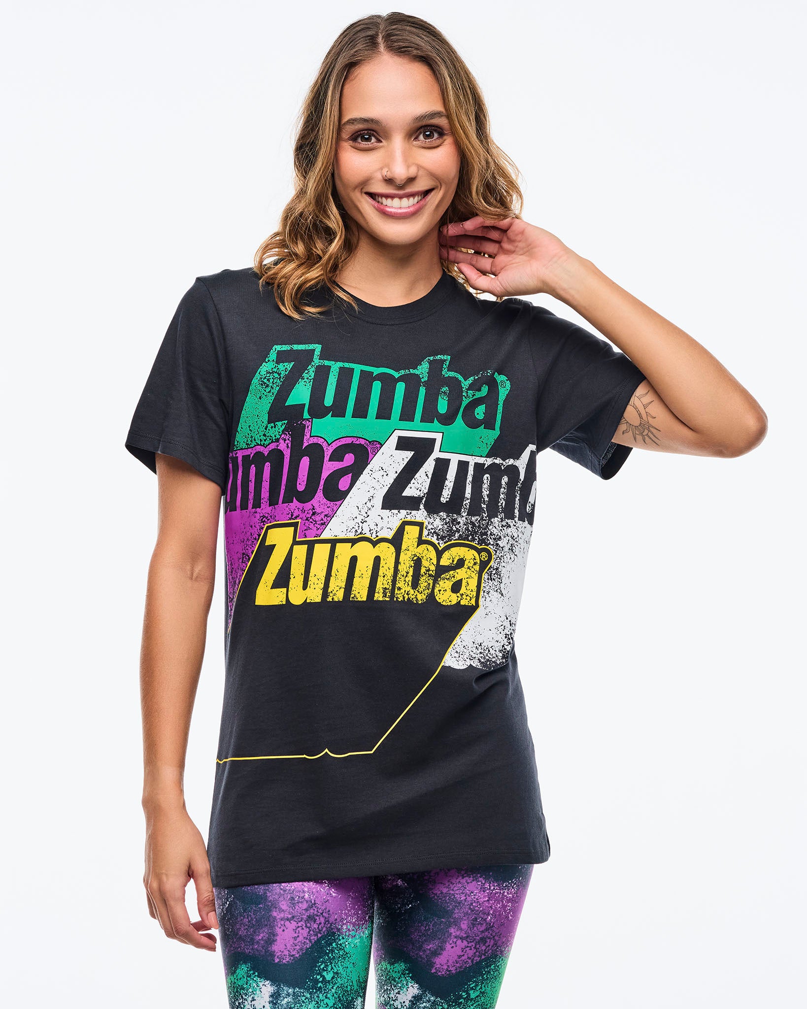 Apres Zumba Unisex Crew Neck Tee - Bold Black – Zumba Wear | STRONG iD