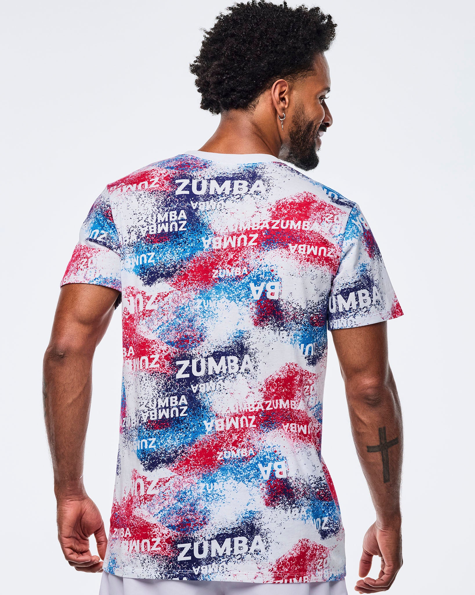 Apres Zumba Unisex Crew Neck Tee - Blue/White – Zumba Wear | STRONG iD