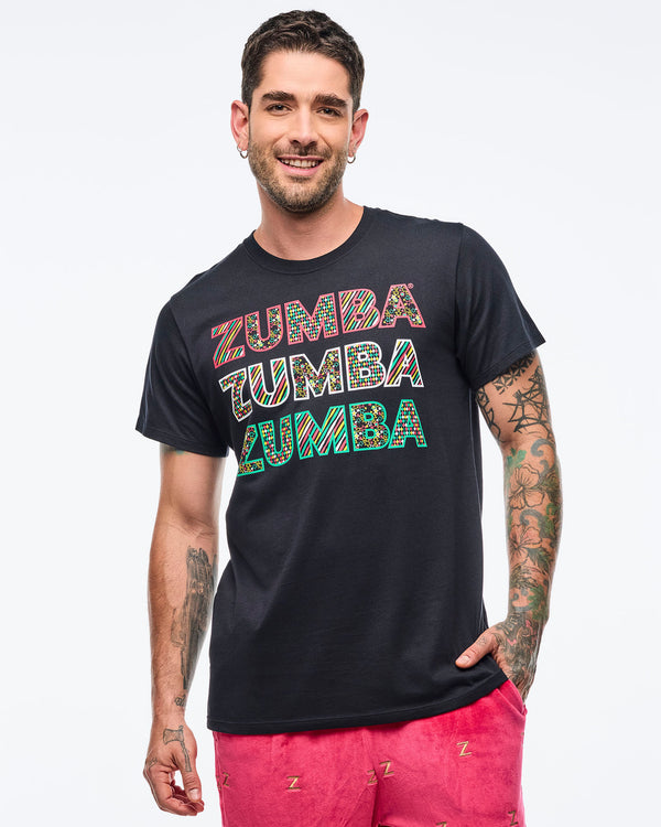 Zumba Holiday Crew Neck Tee