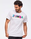 Zumba Multicolor Crew Neck Tee