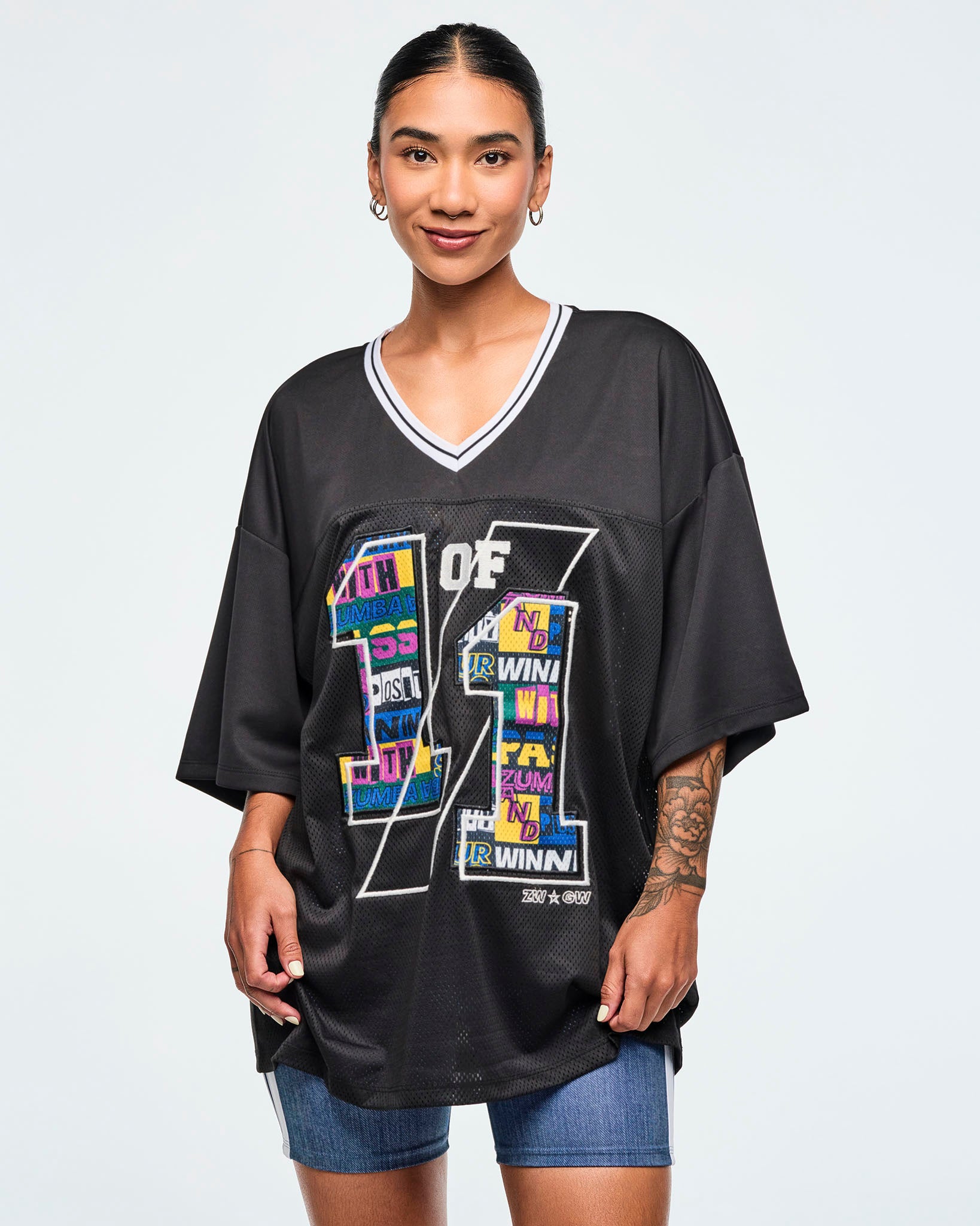ZUMBA ウェア ZW Oversized Sports Jersey – Zumba Wear | STRONG iD