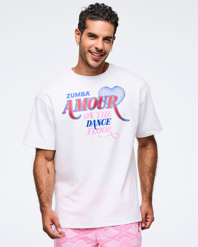 Zumba Amour Oversized Crew Neck Top