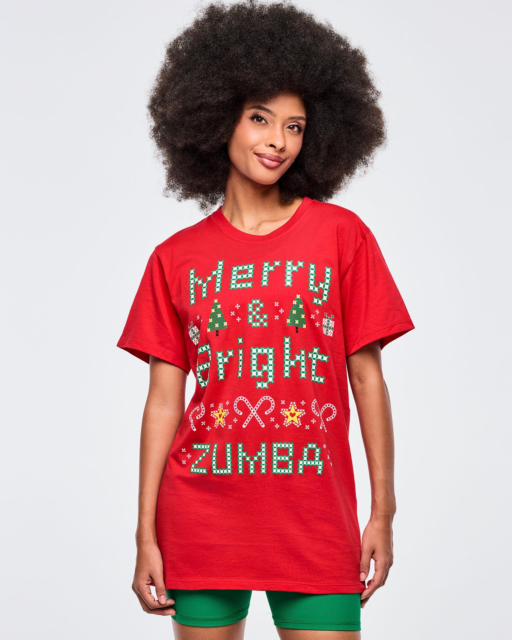 Zumba Holiday Unisex Crew Neck Tee - Red – Zumba Wear | STRONG iD