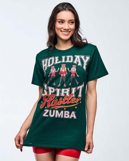 Zumba Holiday Unisex Crew Neck Tee - Teal
