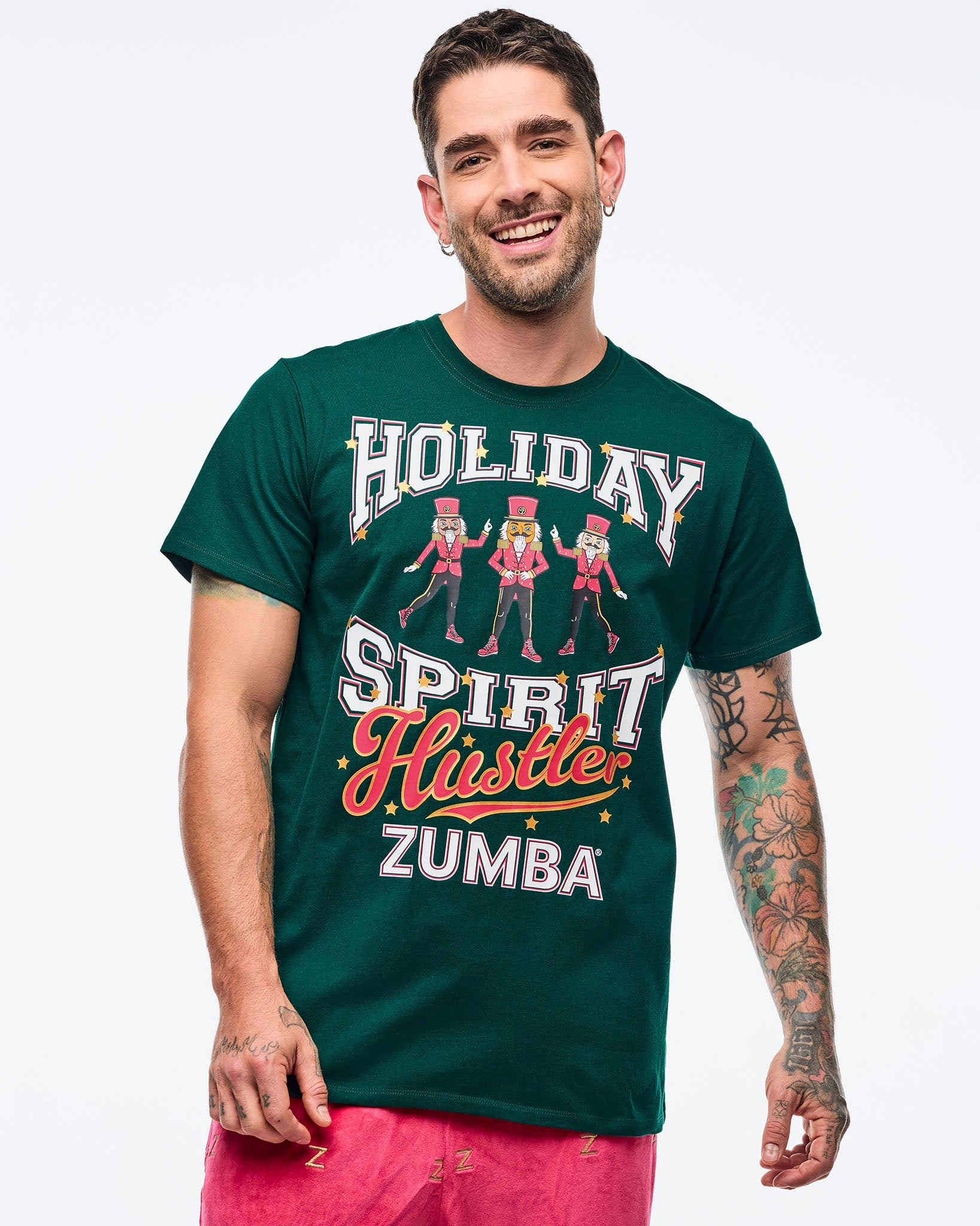 Zumba Holiday Unisex Crew Neck Tee - Teal – Zumba Wear | STRONG iD