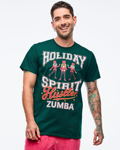 Zumba Holiday Unisex Crew Neck Tee - Teal