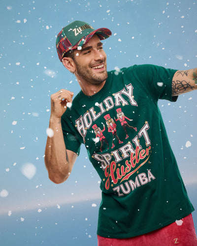 Zumba Holiday Unisex Crew Neck Tee - Teal