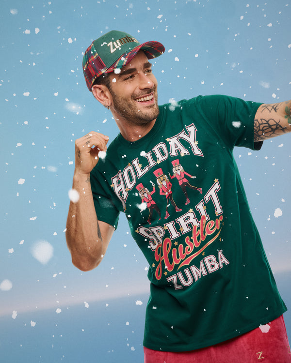 Zumba Holiday Unisex Crew Neck Tee - Teal