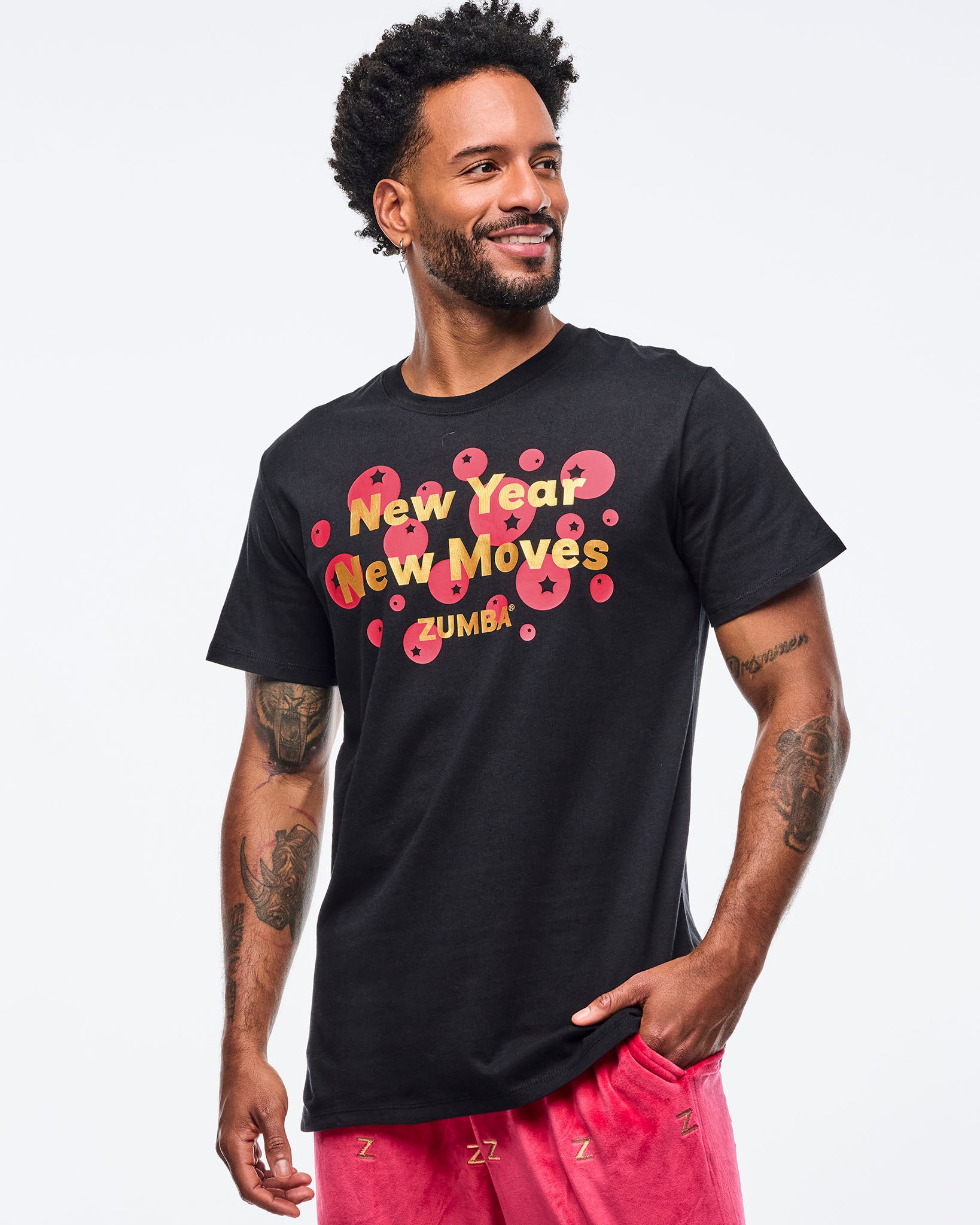 Zumba Holiday Unisex Crew Neck Tee - Black – Zumba Wear | STRONG iD