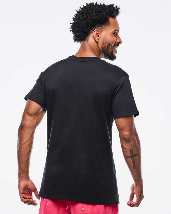 Zumba Holiday Unisex Crew Neck Tee - Black