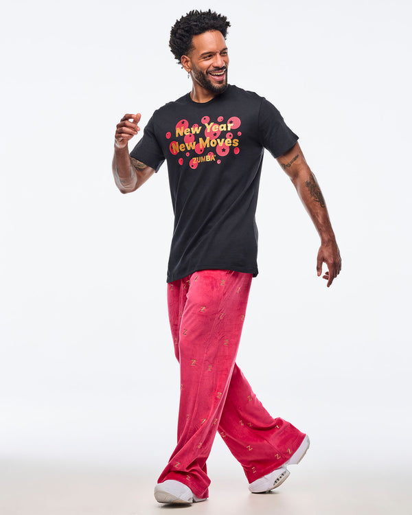 Zumba Holiday Unisex Crew Neck Tee - Black