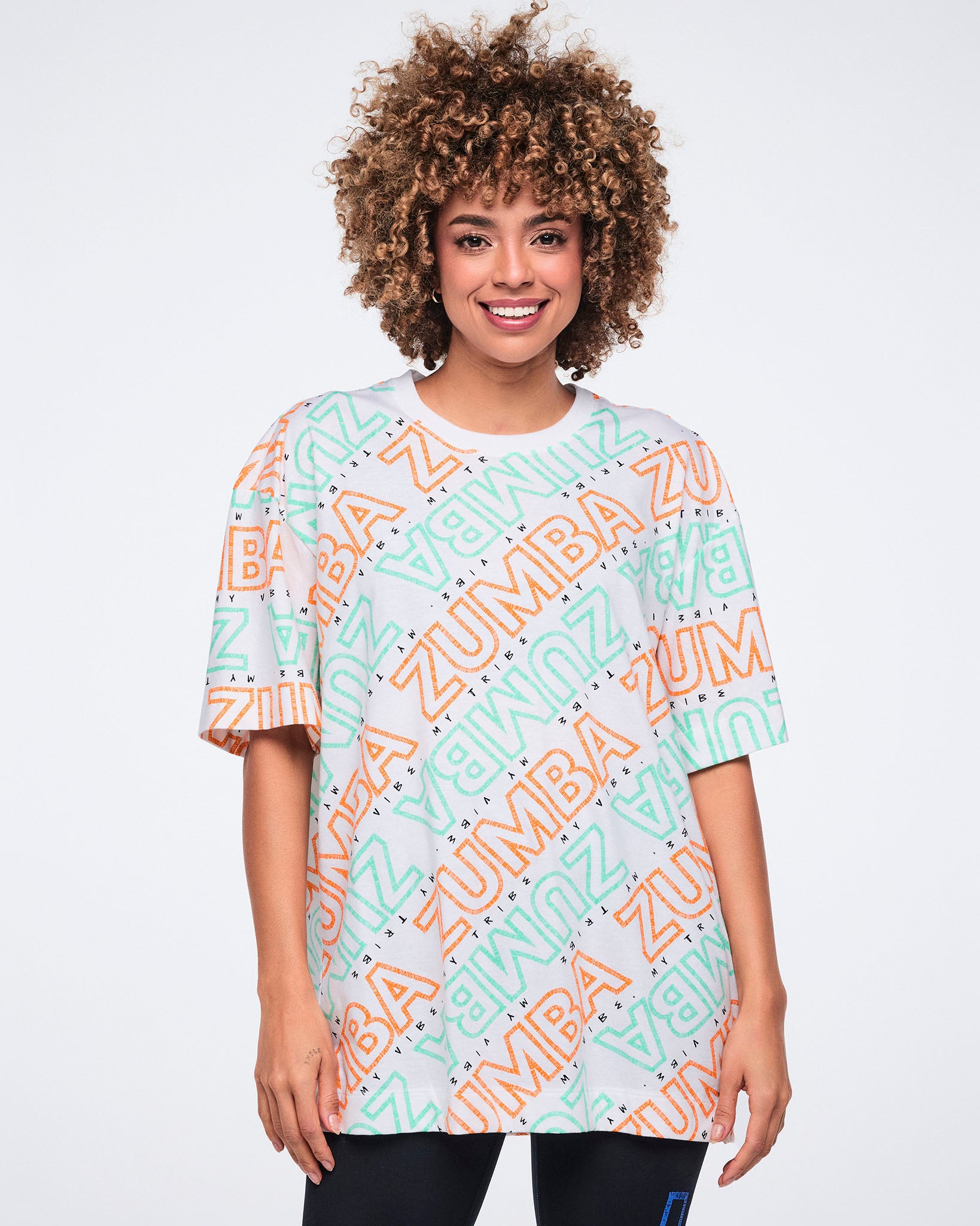 新品　ZUMBA トップス　ZUMBA Wildbeat Unisex Oversized Top – Zumba Wear | STRONG iD