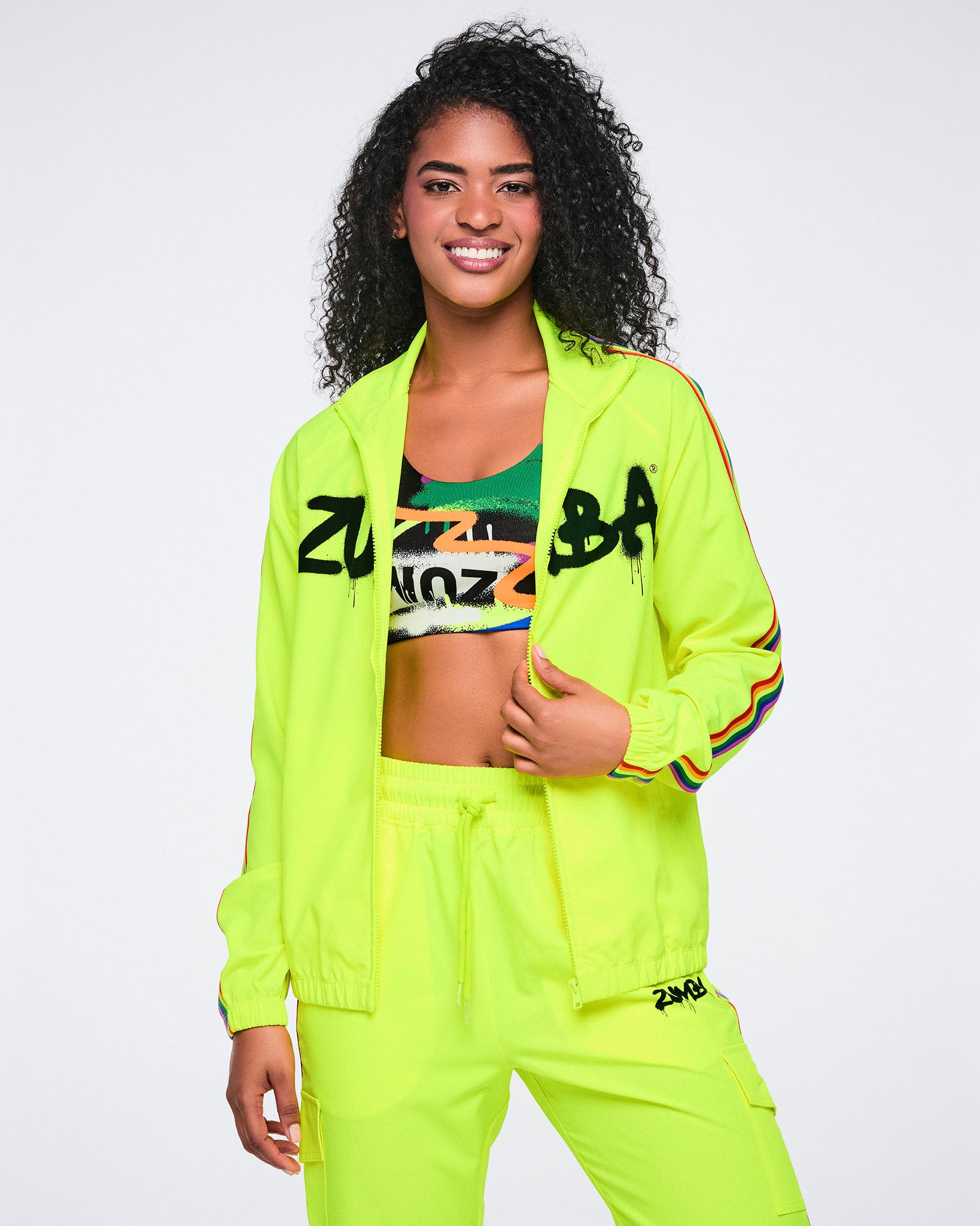 Pride Mock Neck Woven Jacket – Zumba Wear | STRONG iD