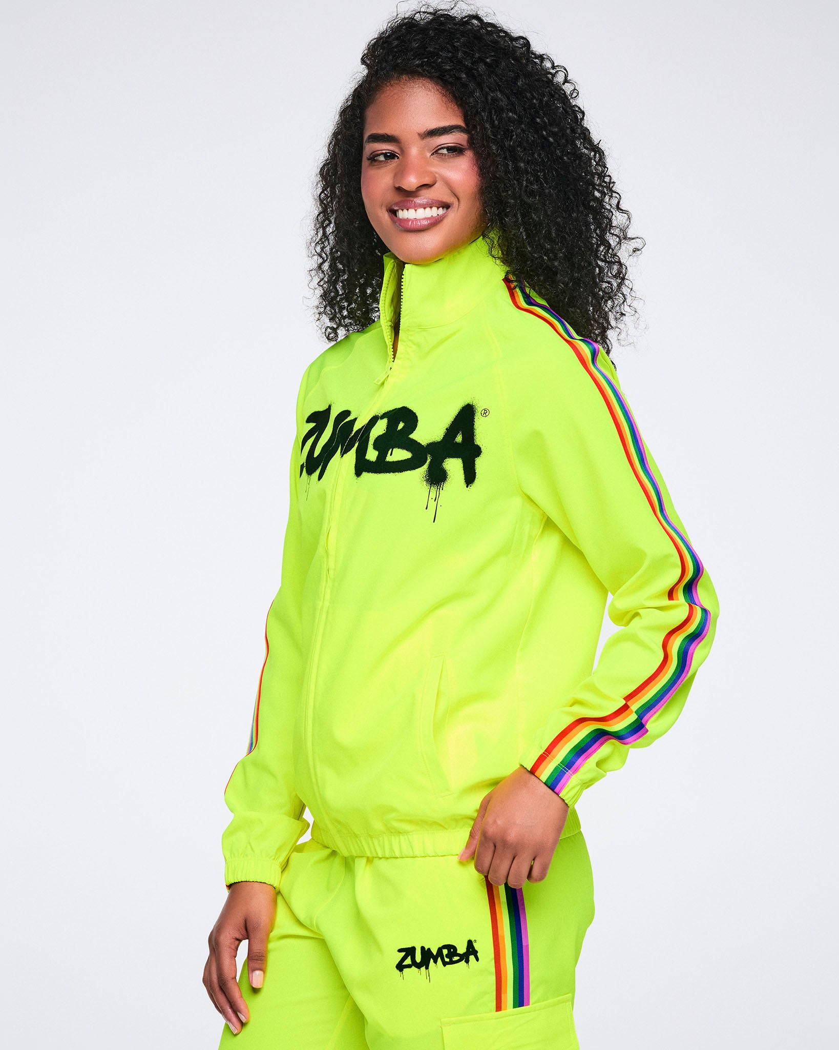 Pride Mock Neck Woven Jacket – Zumba Wear | STRONG iD