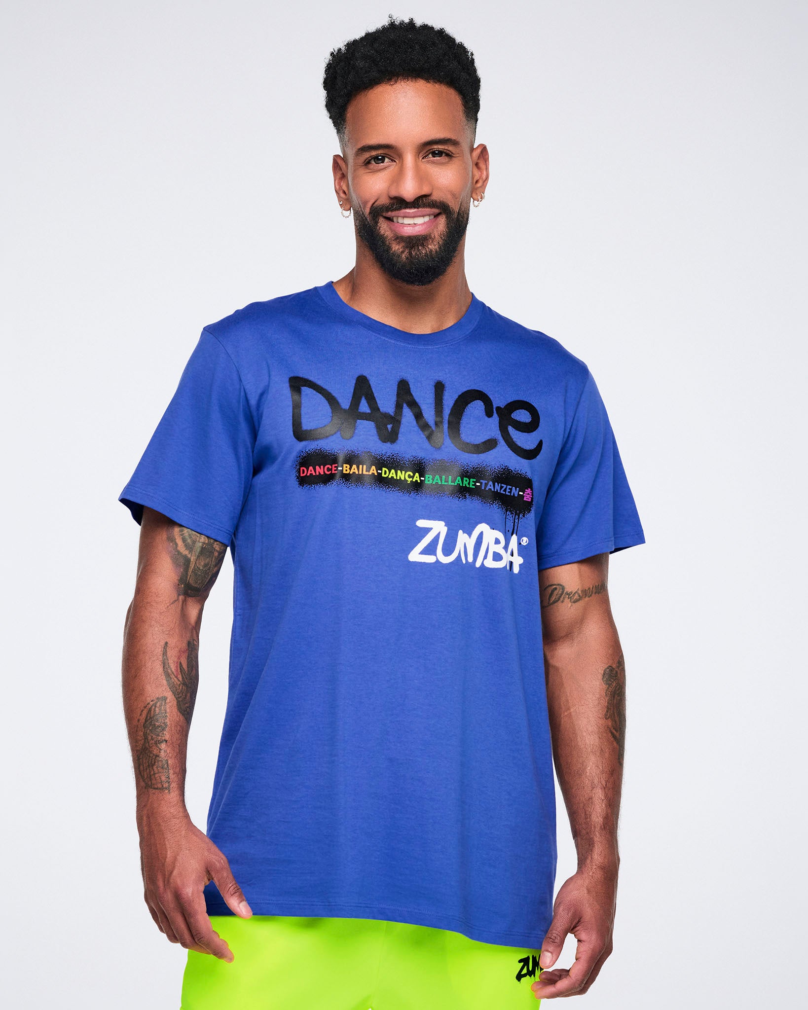 Pride Unisex Crew Neck Tee - Blue – Zumba Wear | STRONG iD