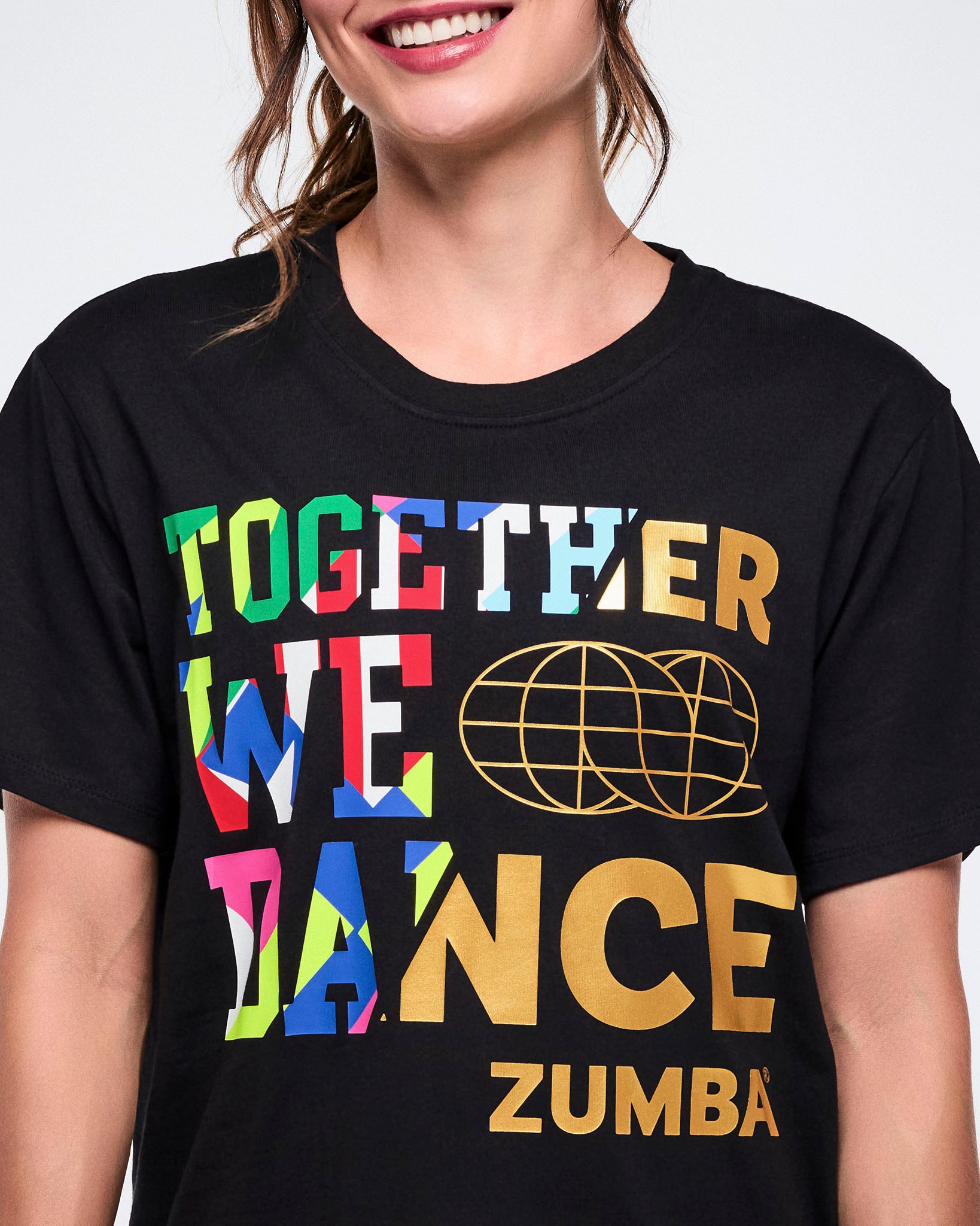 Worldwide Unisex Crew Neck Tee - Black – Zumba Wear | STRONG iD