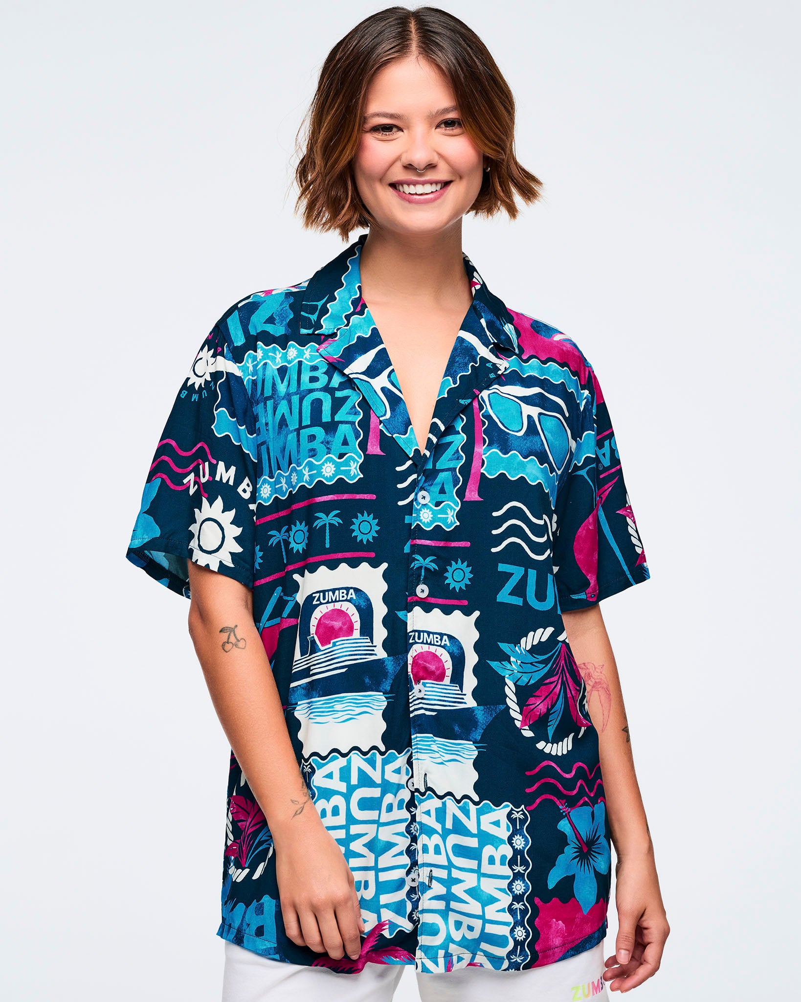Latin Movement Boxy Dolman Crop Latin Movement Boxy Dolman Crop