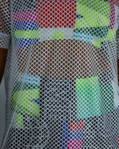 Worldwide Unisex Mesh Crew Neck Top