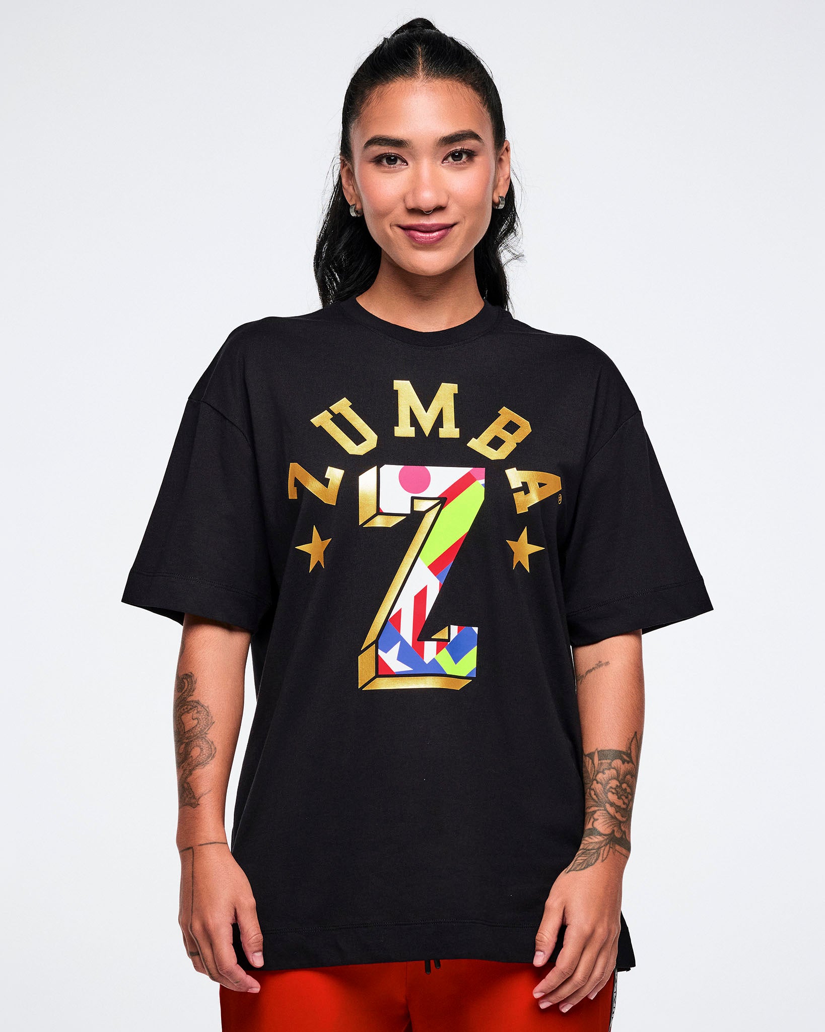 Worldwide Oversized Crew Neck Top – Zumba Wear | STRONG iD