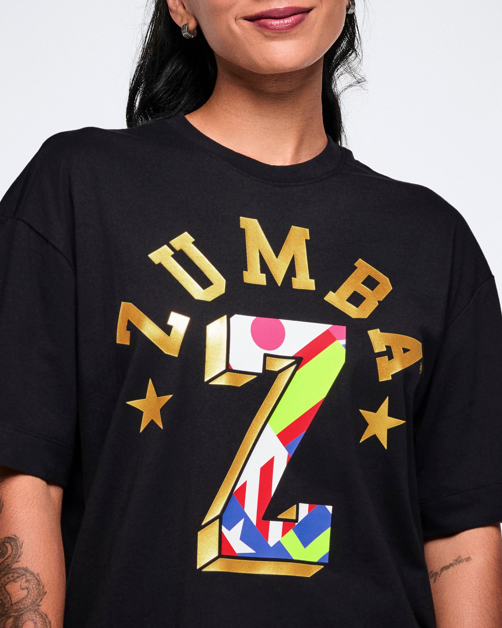 Worldwide Oversized Crew Neck Top – Zumba Wear | STRONG iD