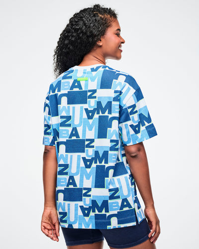 Jean Jamz Oversized Crew Neck Top