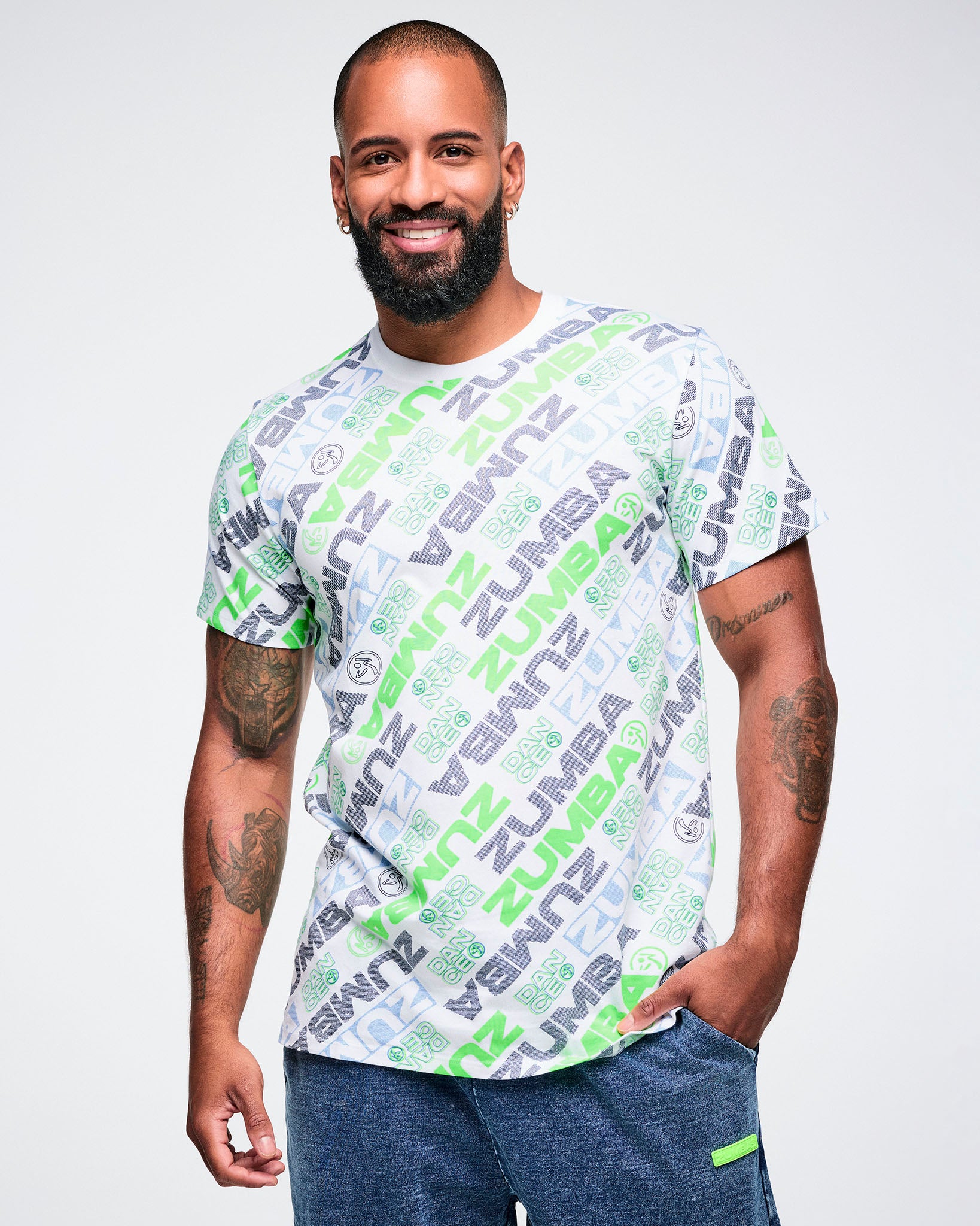 Jean Jamz Crew Neck Tee – Zumba Wear | STRONG iD
