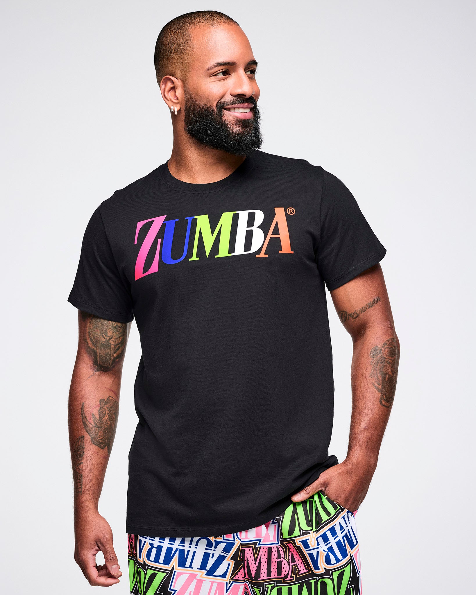 Dale-Z Unisex Crew Neck Tee - Black – Zumba Wear | STRONG iD