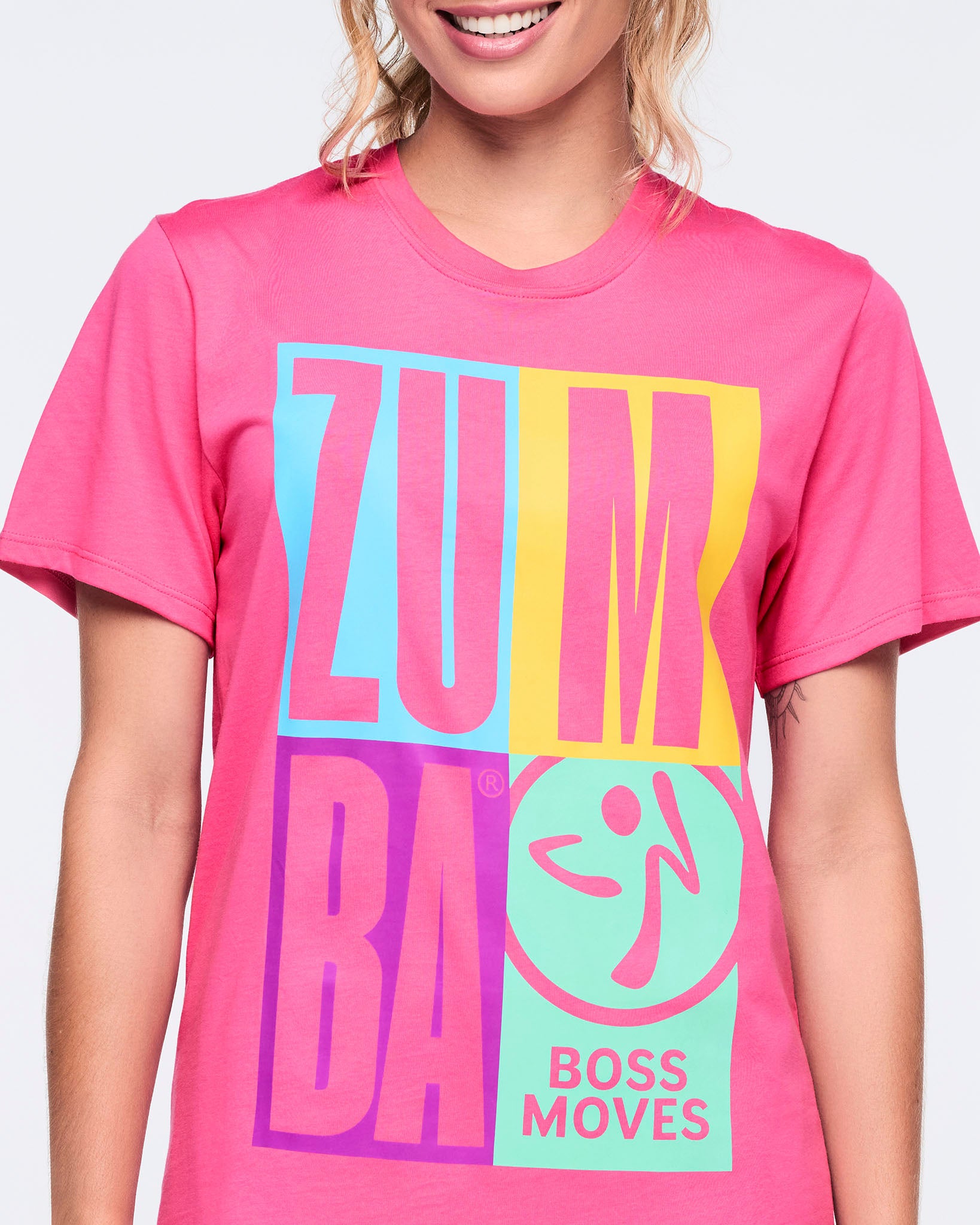 【正規品】ZUMBA カラフルロゴ Tシャツ Mサイズ Zumba International Women's Day Tee – Zumba Wear | STRONG iD